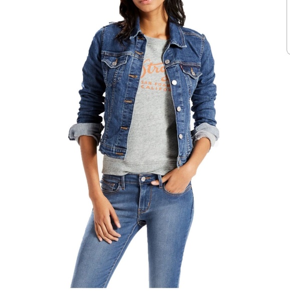 Levi's Trucker Style Jean Jacket - Picture 8 of 8